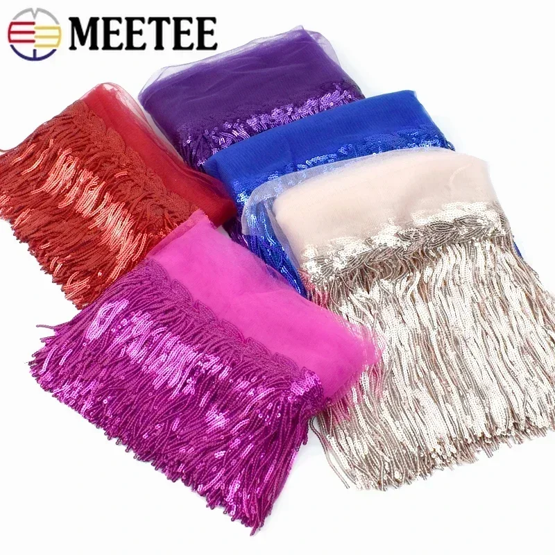 2/5/10Yards Sequin Embroidery  - Beaded Trim Fringe recensie en prijs