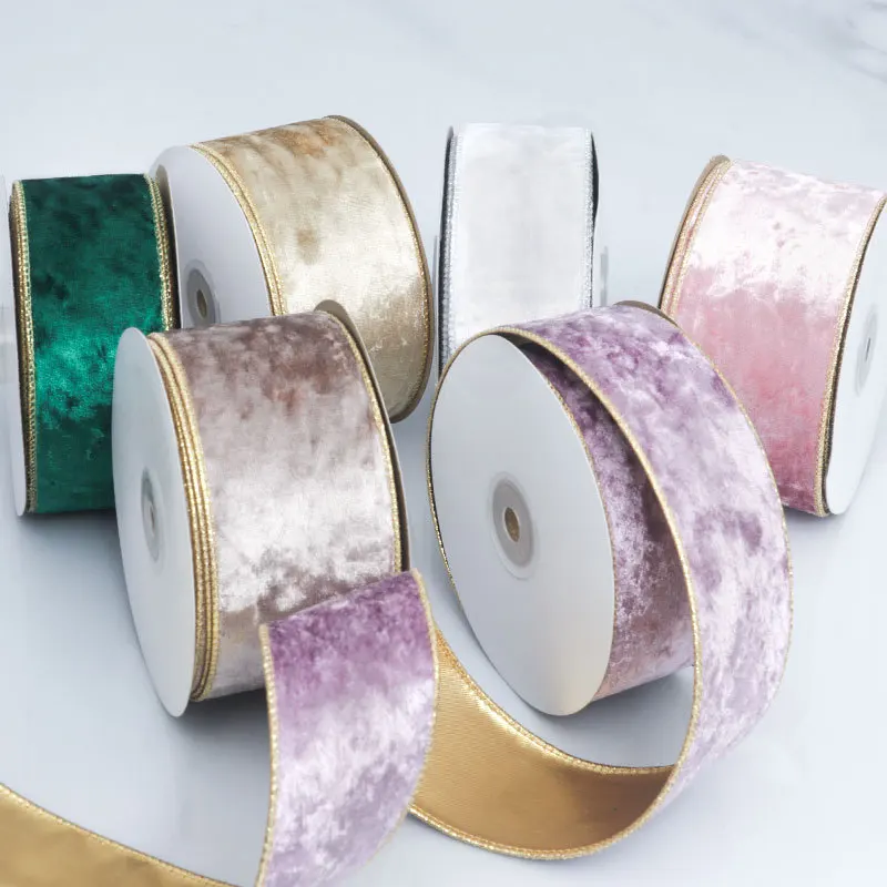 50MM Wired Edge Reversible Vel - Velvet Ribbon Roll recensie en prijs