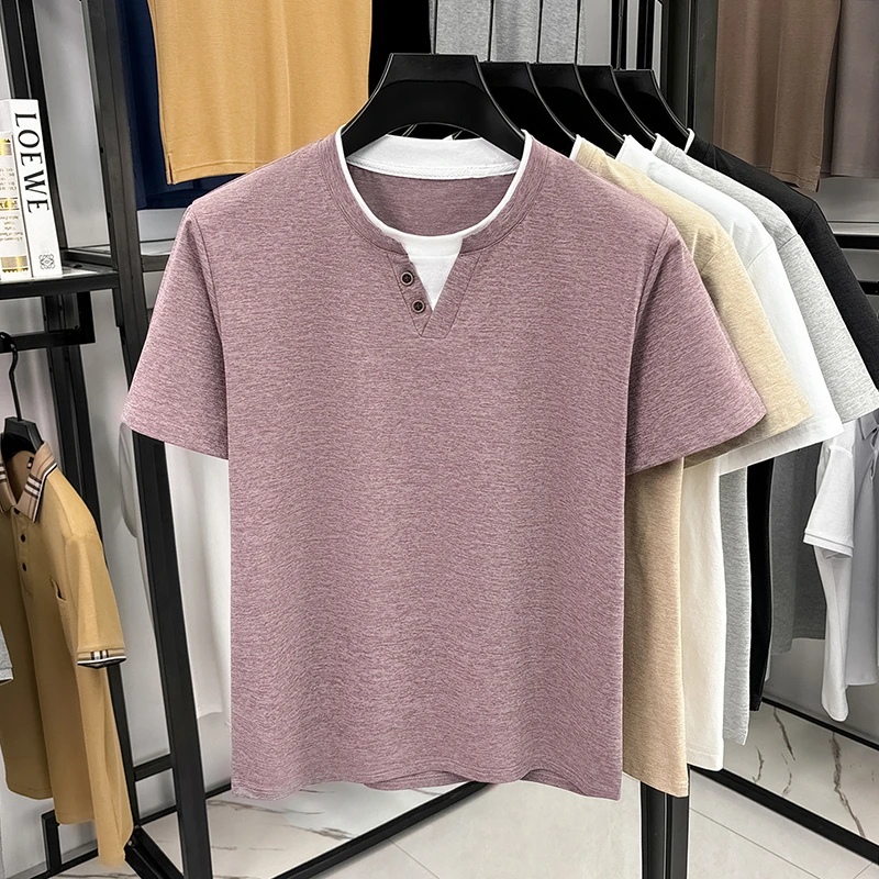 Men's Minimalist Henley Neck T - Embellish Knit recensie en prijs