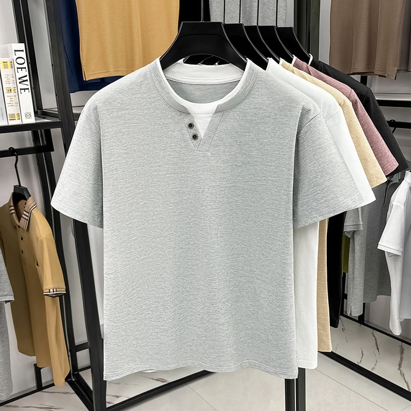Men's Minimalist Henley Neck T - Embellish Knit recensie en prijs