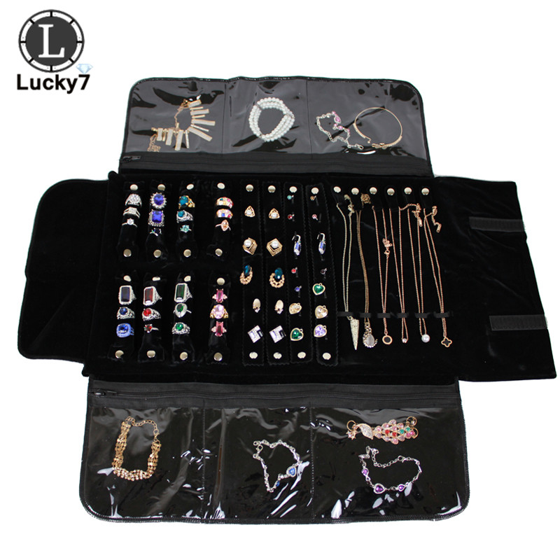 Portable Zipper Velvet Jewelry - Velvet Ribbon Roll recensie en prijs