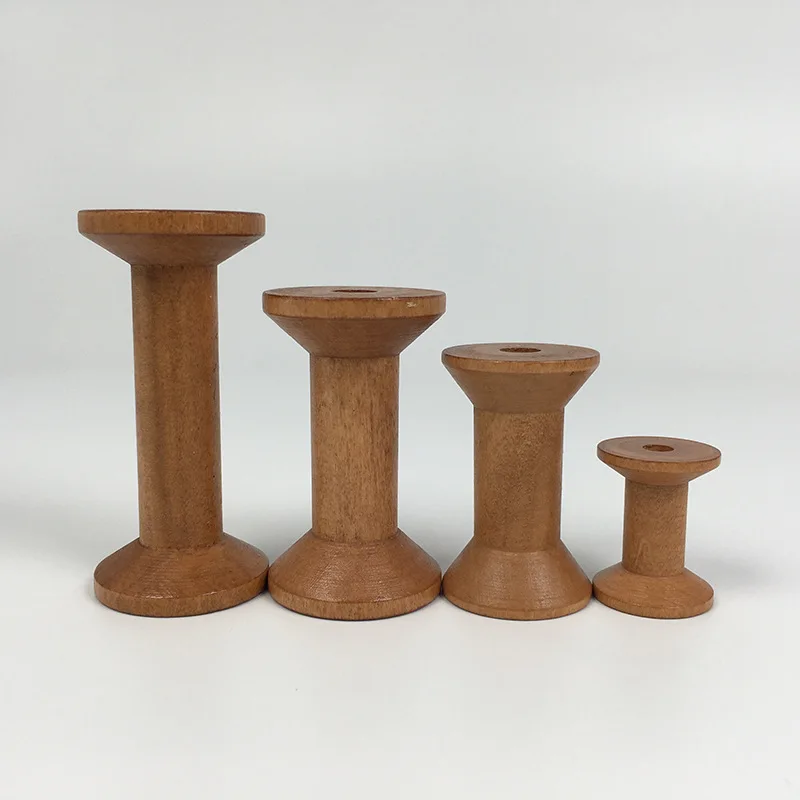 1Pc Vintage Wooden Spools DIY  - Organza Ribbon Spool recensie en prijs