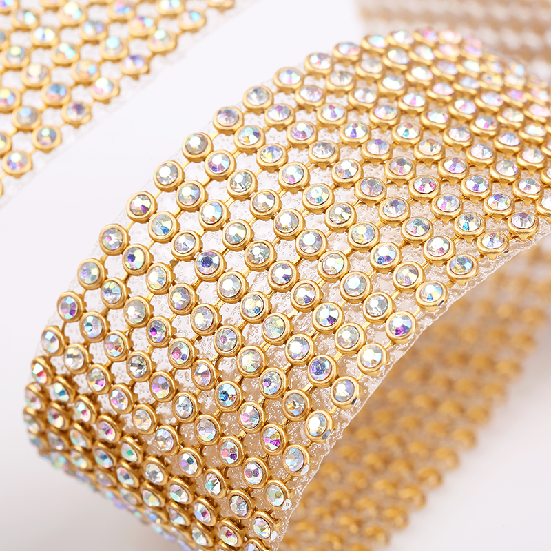 10rows Clear Crystal AB Rhines - Hotfix Rhinestone Sheet recensie en prijs