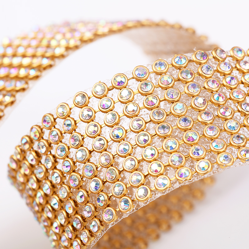 10rows Clear Crystal AB Rhines - Hotfix Rhinestone Sheet recensie en prijs