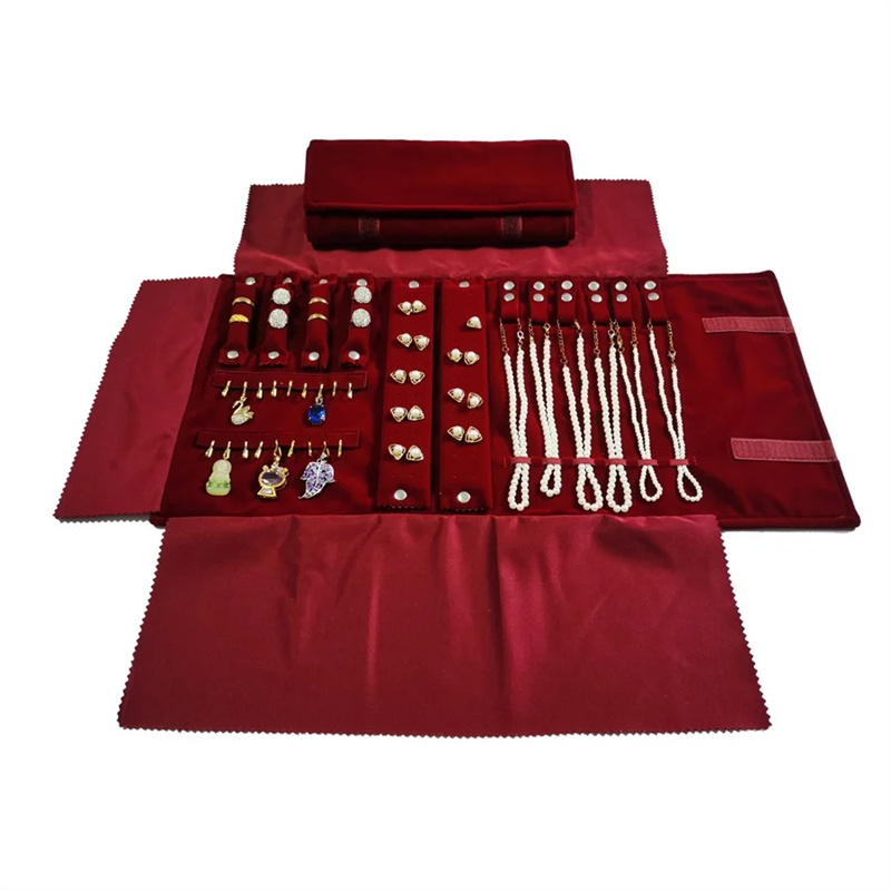 Burgundy Velvet Jewelry Roll-U - Velvet Ribbon Roll recensie en prijs