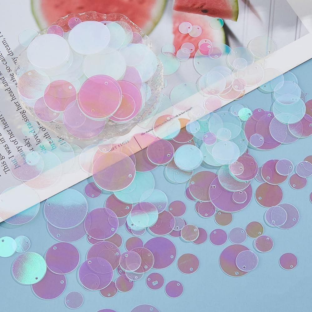 1800Pcs 6 Sizes Loose Sequin F - Embroidery Craft recensie en prijs