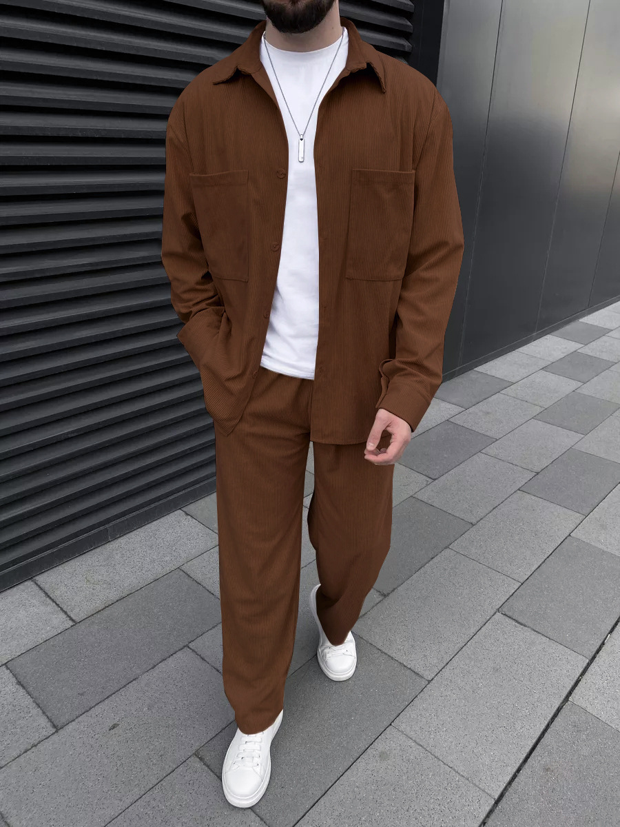 Men's corduroy two-piece outfi - Embellish Knit recensie en prijs