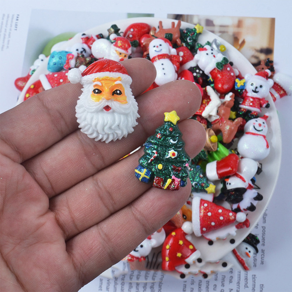 50pcs Resin DIY Accessories Ch - Christmas Craft Embellishment recensie en prijs