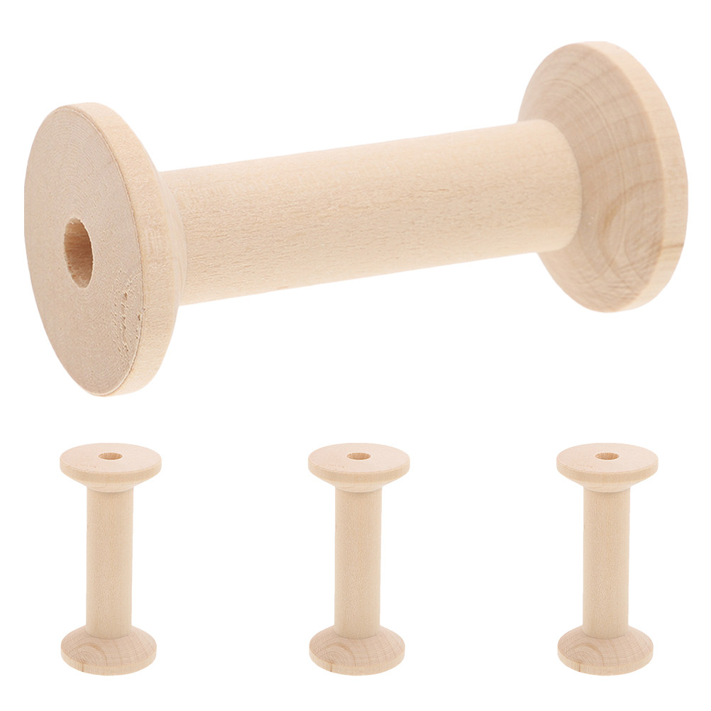 4Pcs Wooden Bobbin Set Smooth  - Embroidery Craft recensie en prijs
