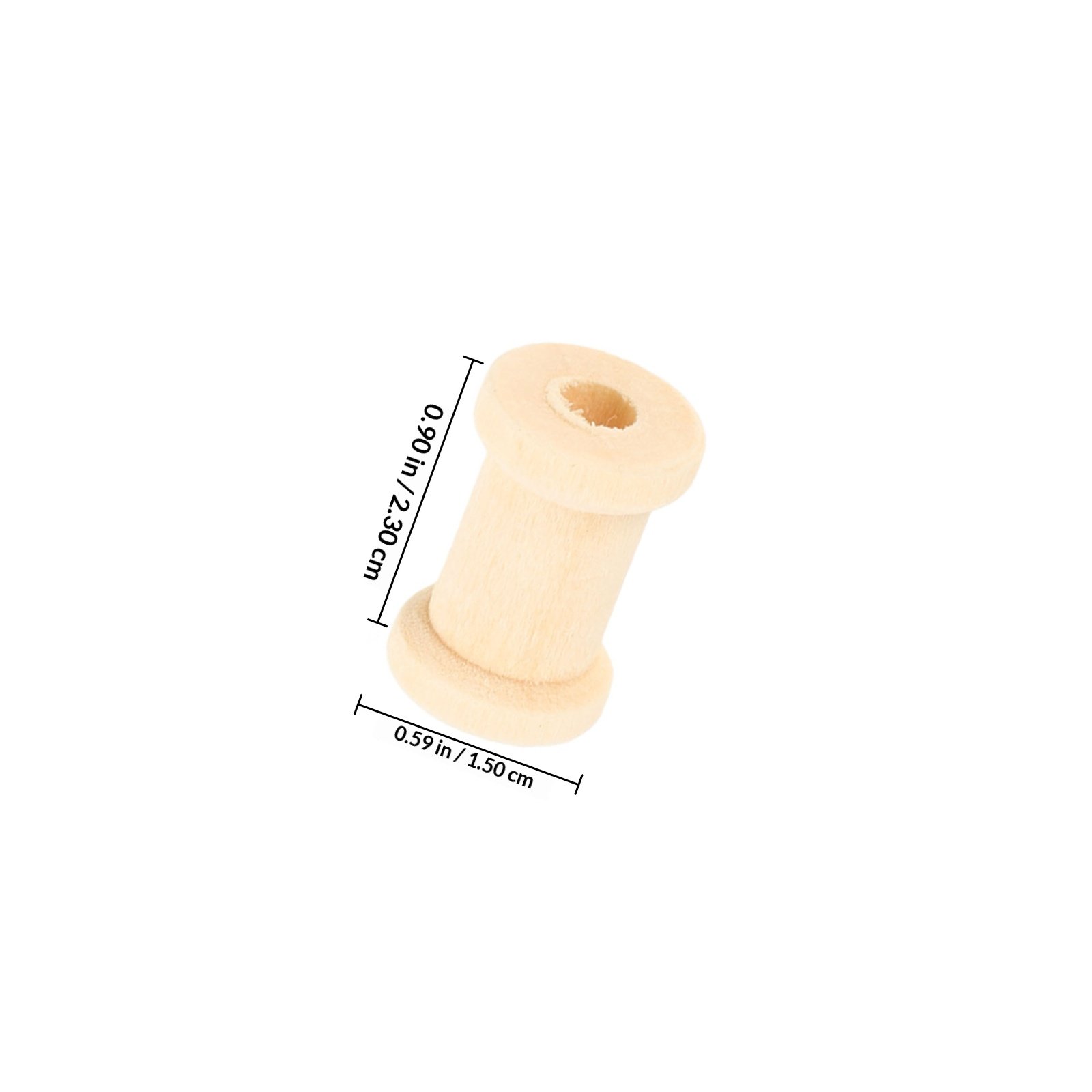 100Pcs Wooden Spools Yarn Hold - Embroidery Craft recensie en prijs