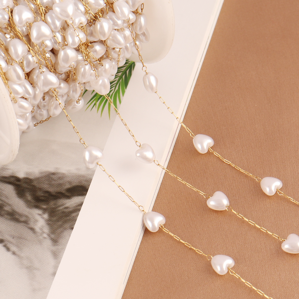 1Meters Stainless Steel Chain  - Pearl Trim Chain recensie en prijs