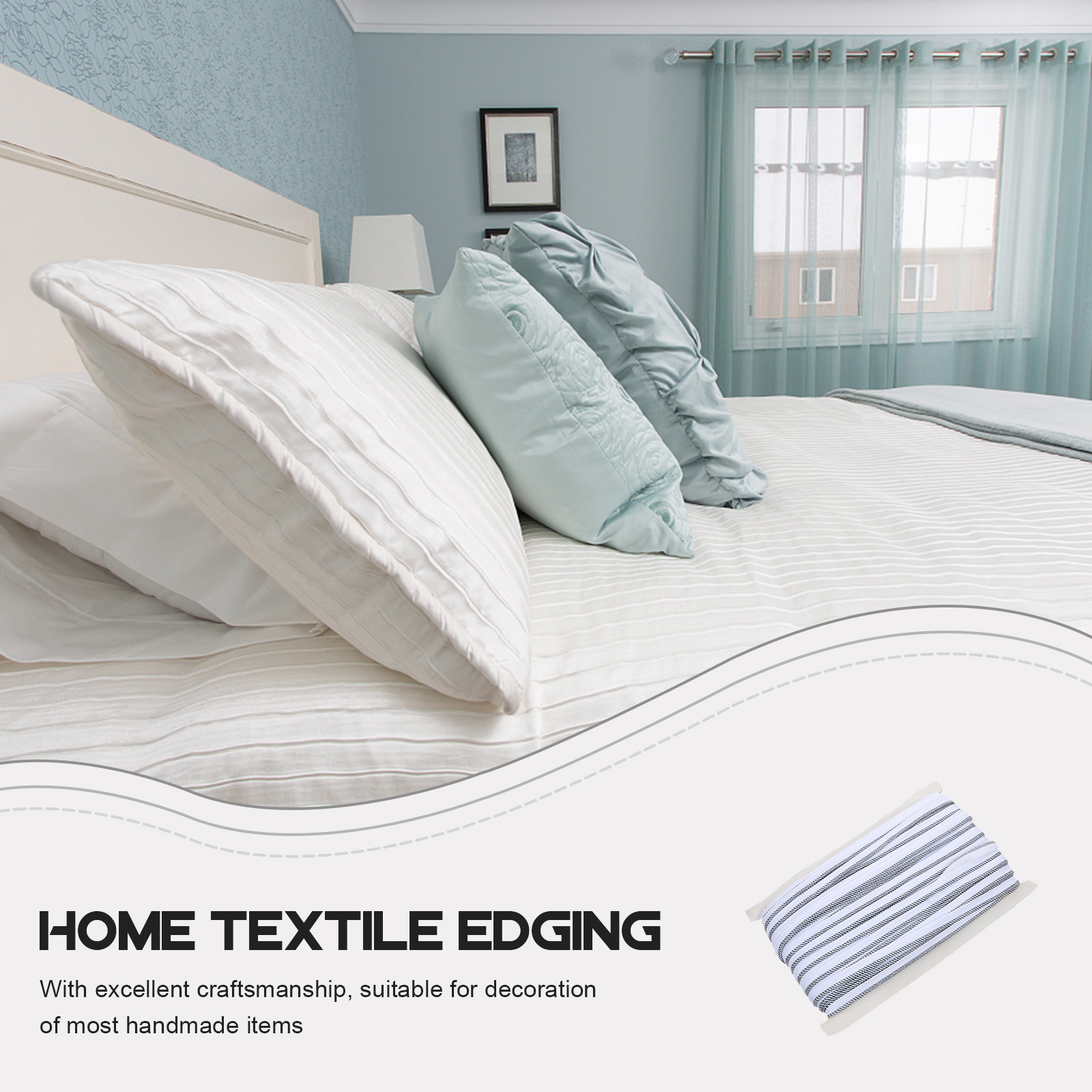 1 Roll Piping Cord Trim Polyes - Cord Trim Twisted recensie en prijs