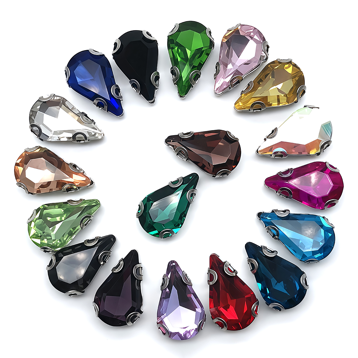Water Drop Crystal Glass Rhine - Sew On Rhinestone recensie en prijs
