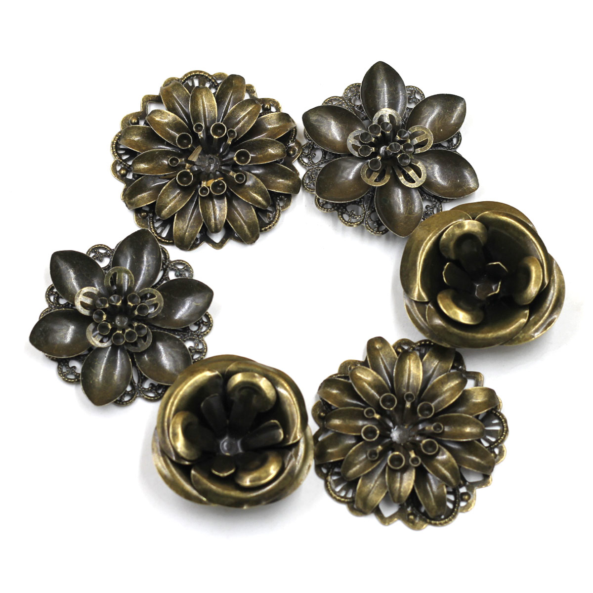 6Pcs Embellishments Combinatio - Embellish Craft recensie en prijs