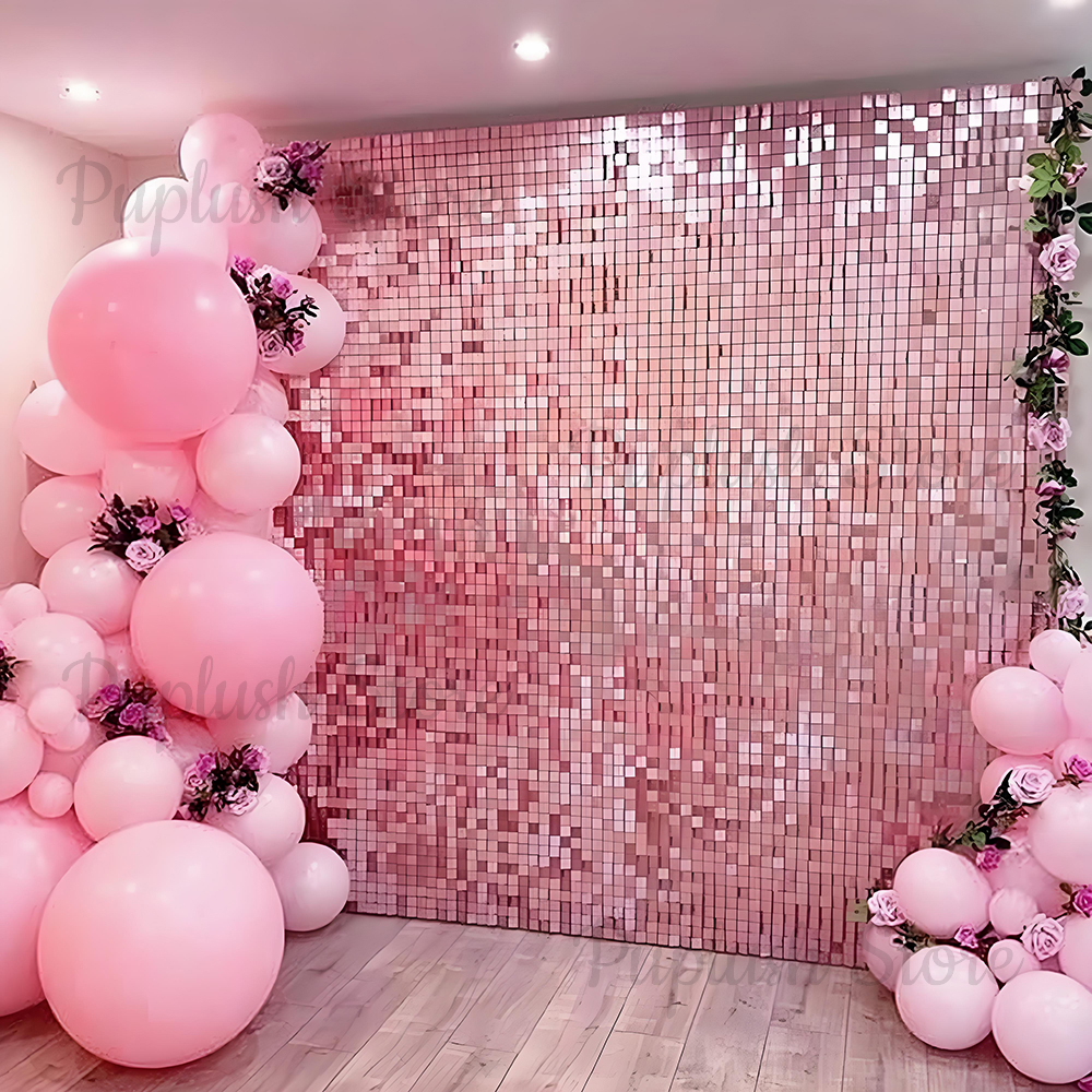 Pink Shimmer Wall Backdrop Pan - Sequin Fabric Panel recensie en prijs