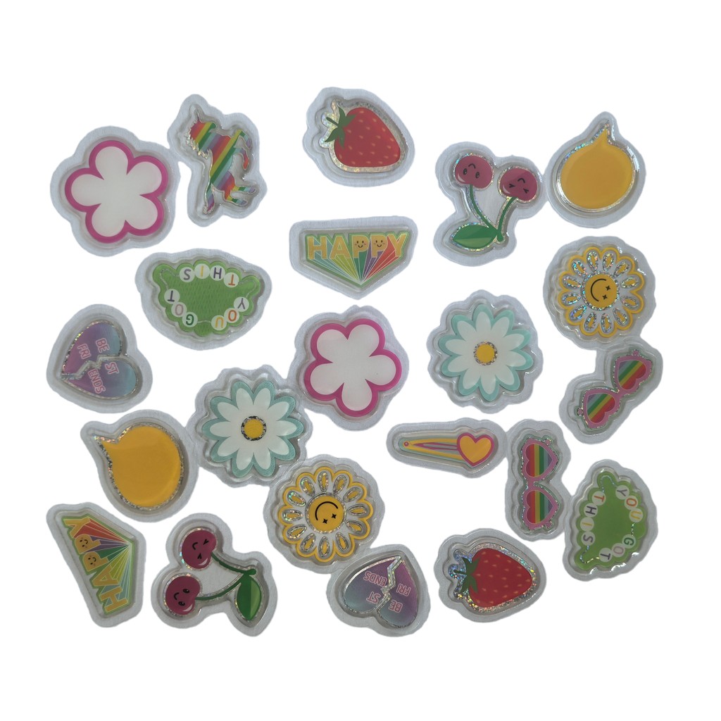 45 Pcs Adorable Epoxy Stickers - Craft Embellishment World recensie en prijs