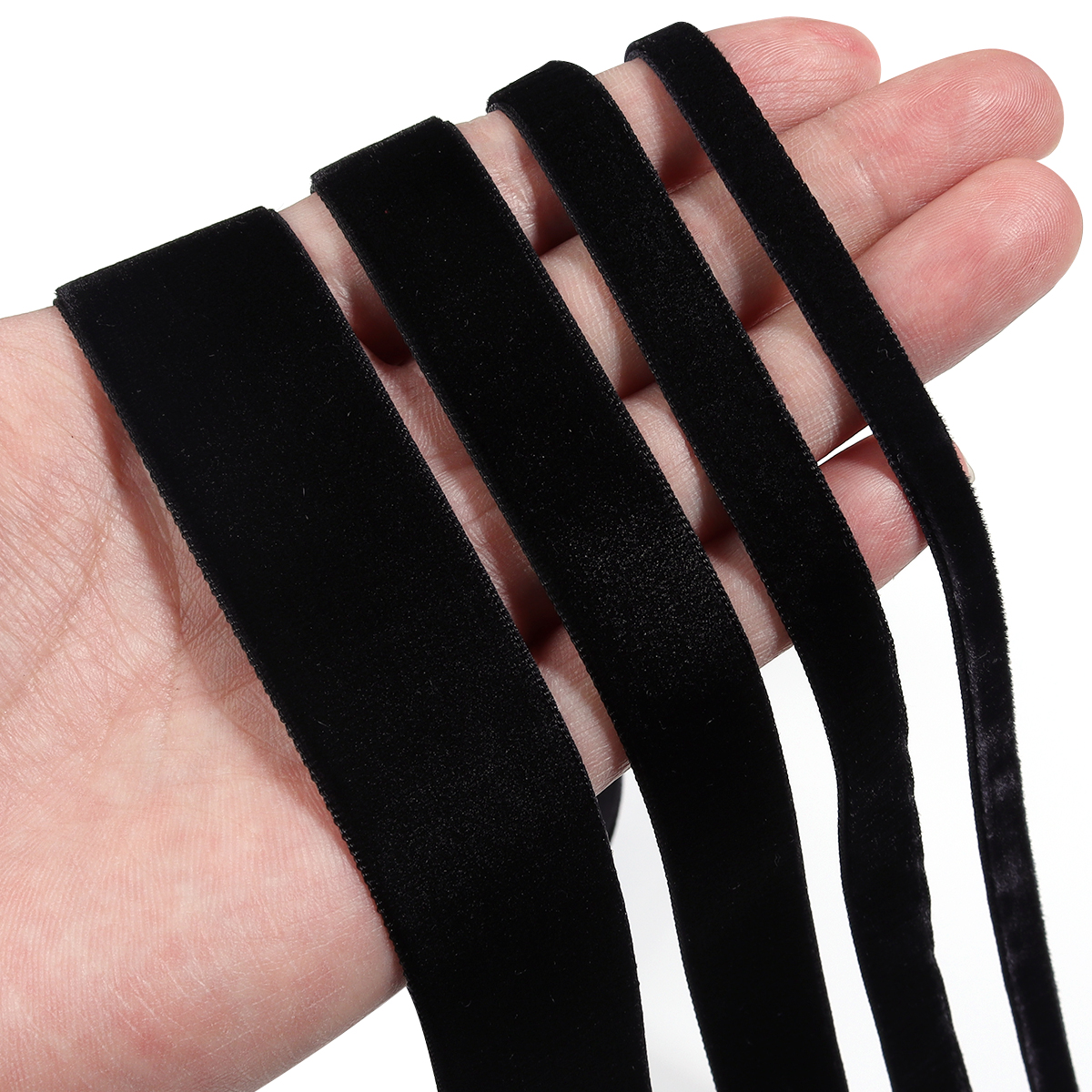 5-10Yards Black Velvet Ribbon  - Velvet Ribbon Roll recensie en prijs