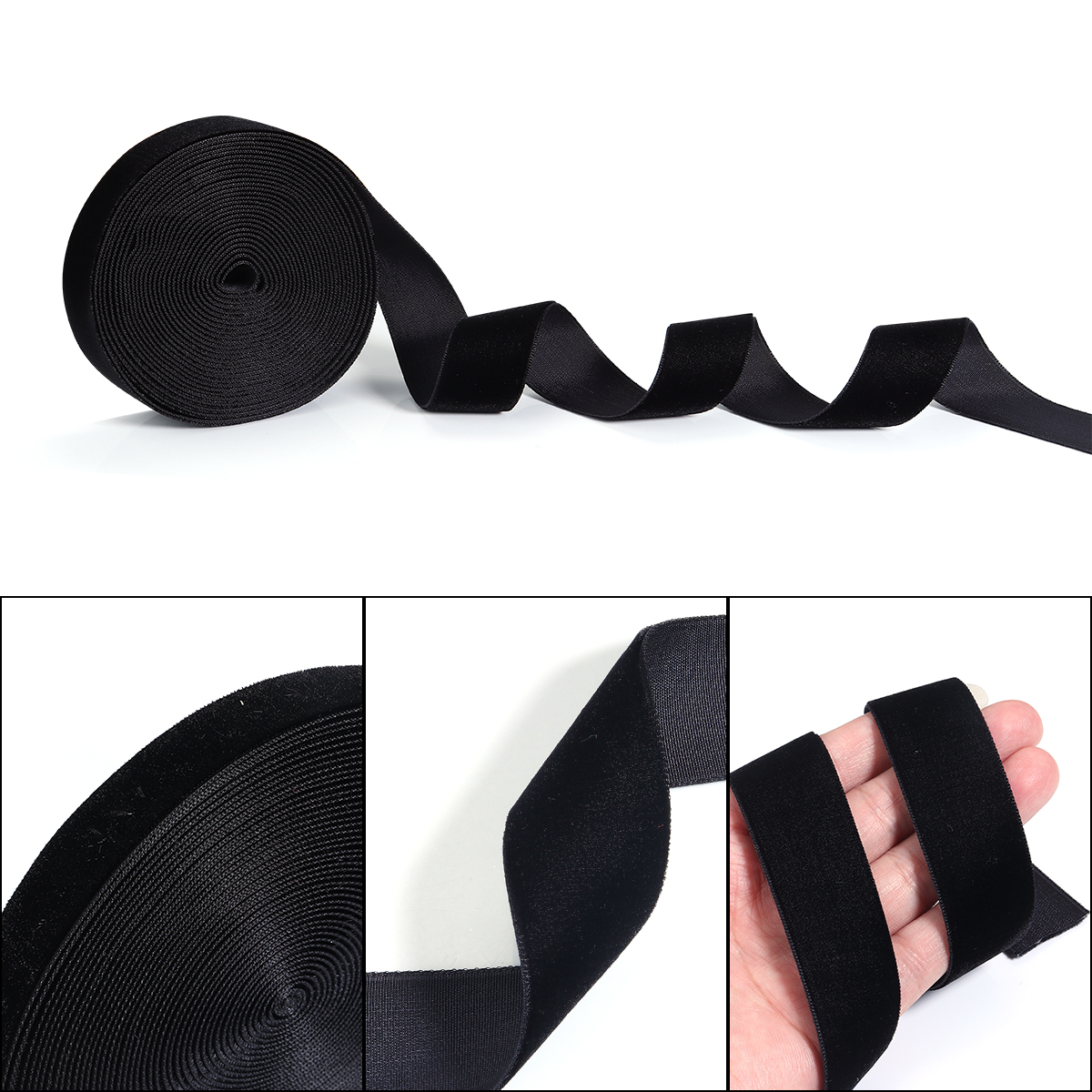 5-10Yards Black Velvet Ribbon  - Velvet Ribbon Roll recensie en prijs