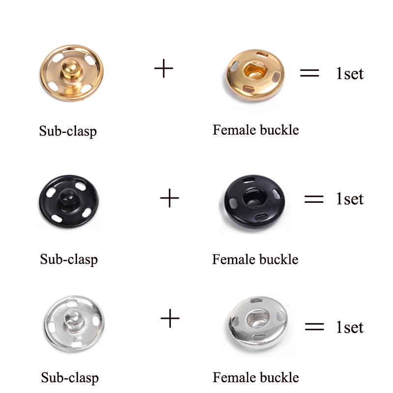 10/50 Set 8-10mm Metal Sew-on  - Iron On Stud Set recensie en prijs