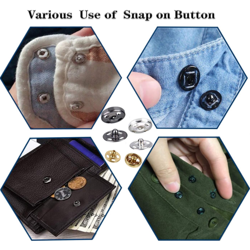 10/50 Set 8-10mm Metal Sew-on  - Iron On Stud Set recensie en prijs