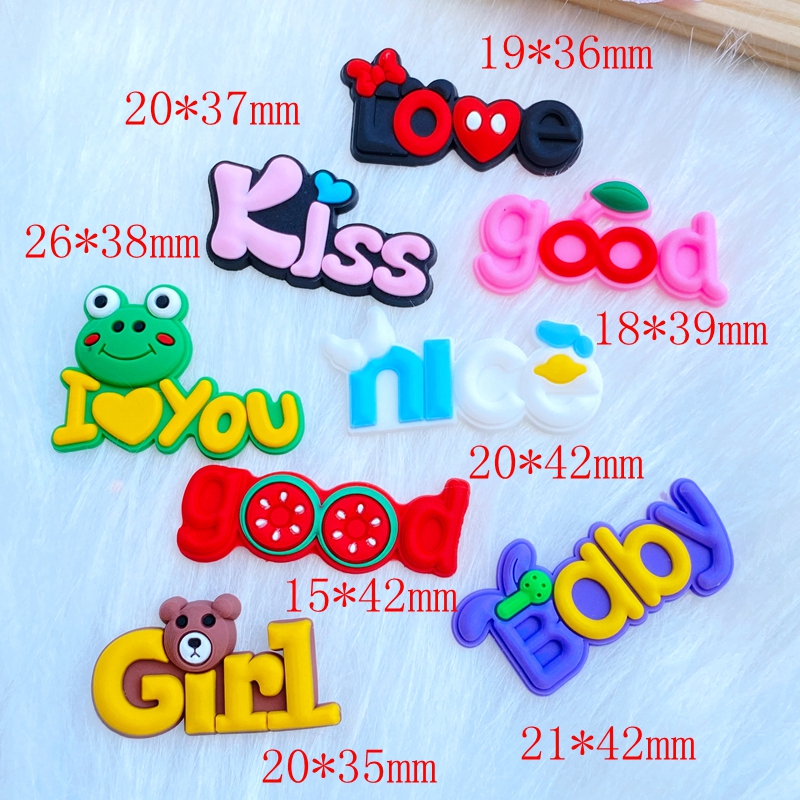 20pcs New Mini Lovely Letters  - Embellishment Glue Craft recensie en prijs