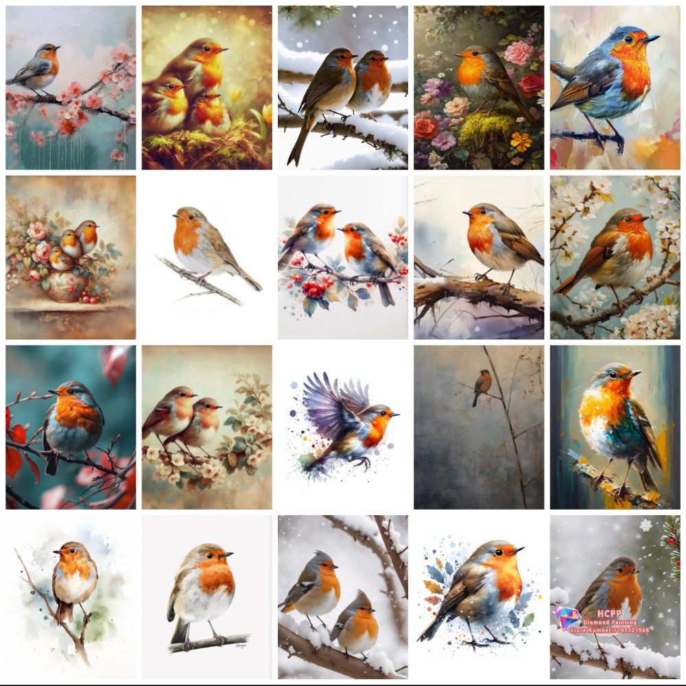 unframe Robin Bird Cute Robin  - Embroidery Embellishments recensie en prijs