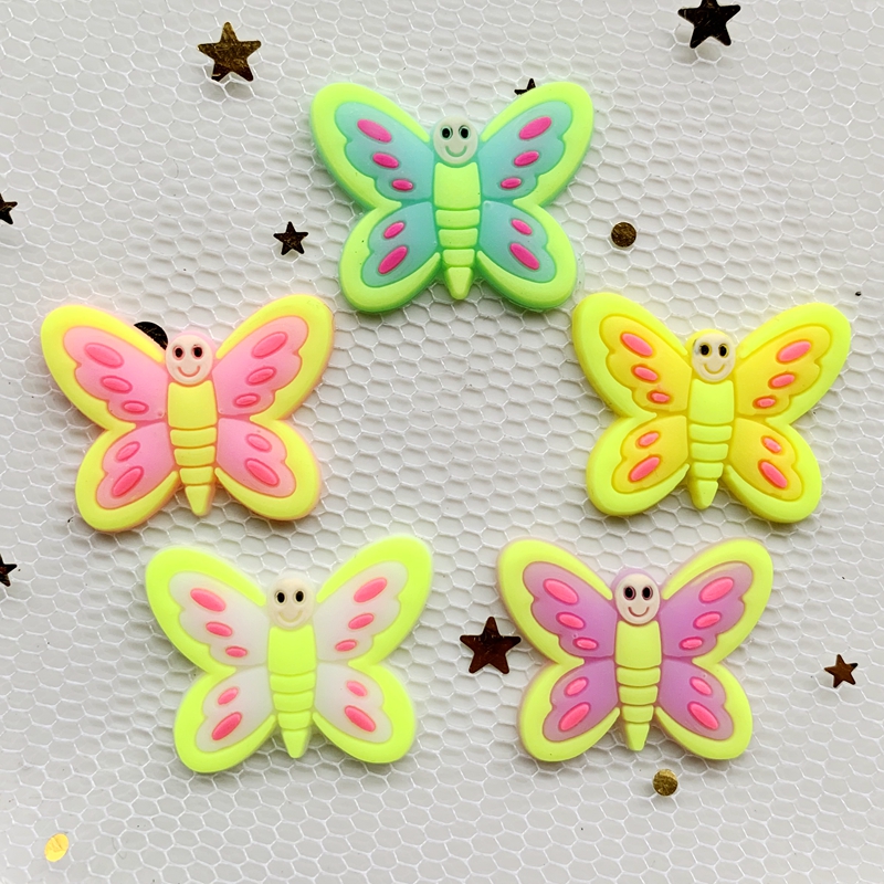 10pcs Cute Large butterfly PVC - Embellishment Glue Craft recensie en prijs