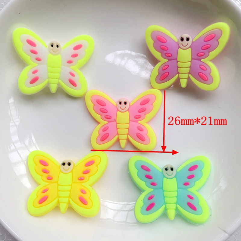 10pcs Cute Large butterfly PVC - Embellishment Glue Craft recensie en prijs