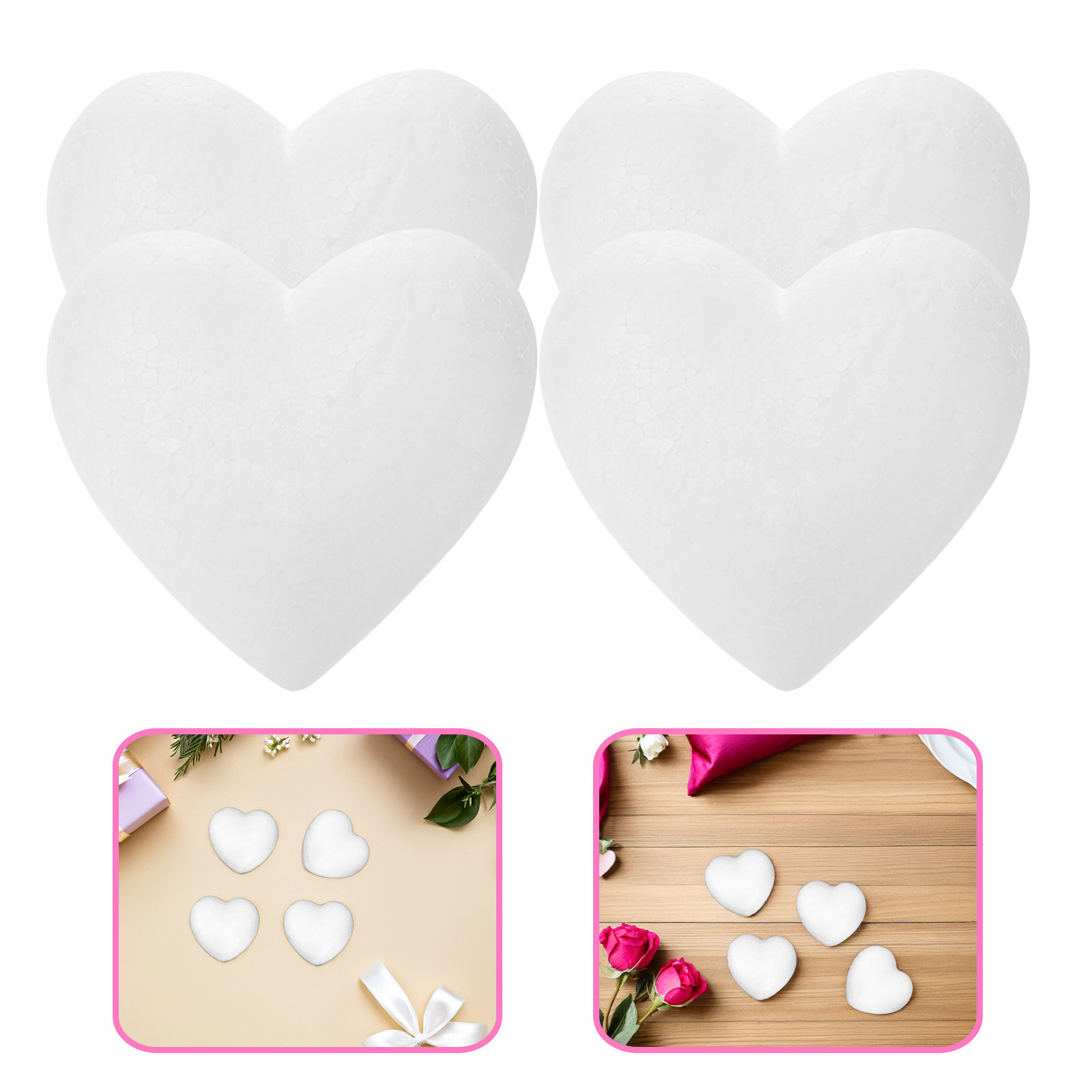 20Pcs Blank Heart Foam Balls L - Embellish Craft recensie en prijs