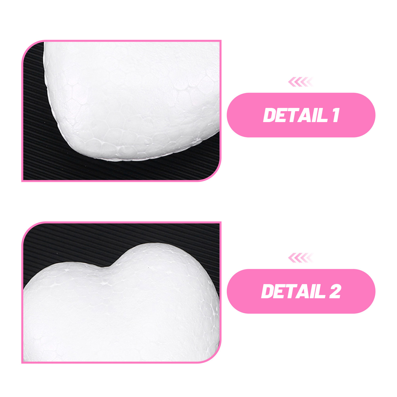 20Pcs Blank Heart Foam Balls L - Embellish Craft recensie en prijs