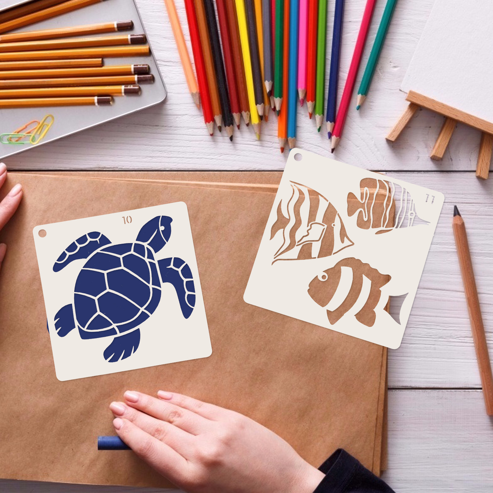 16pcs Ocean World Painting Ste - Craft Embellishment World recensie en prijs