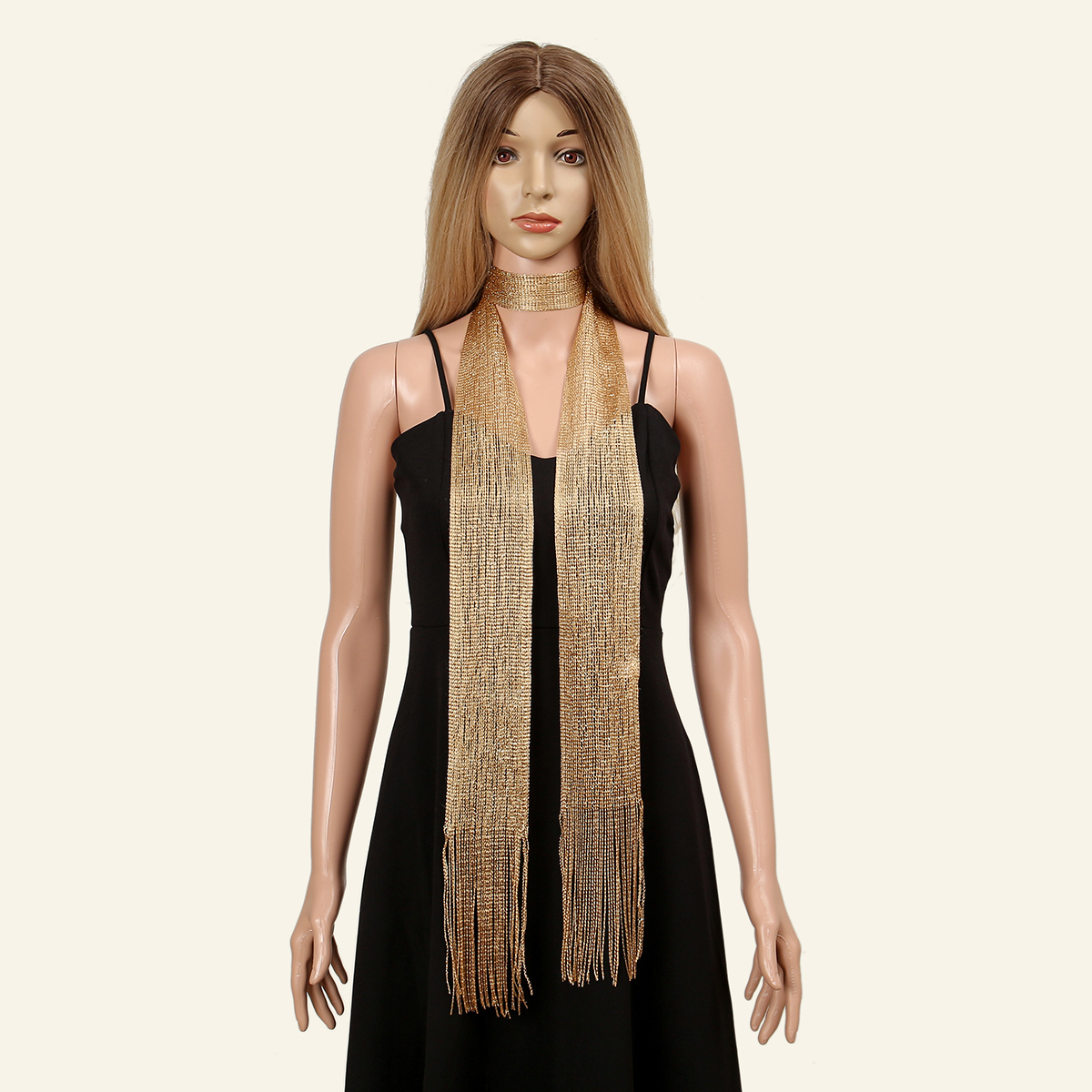 New Fashion Gold Silver Shiny  - Tassel Fringe Trim recensie en prijs