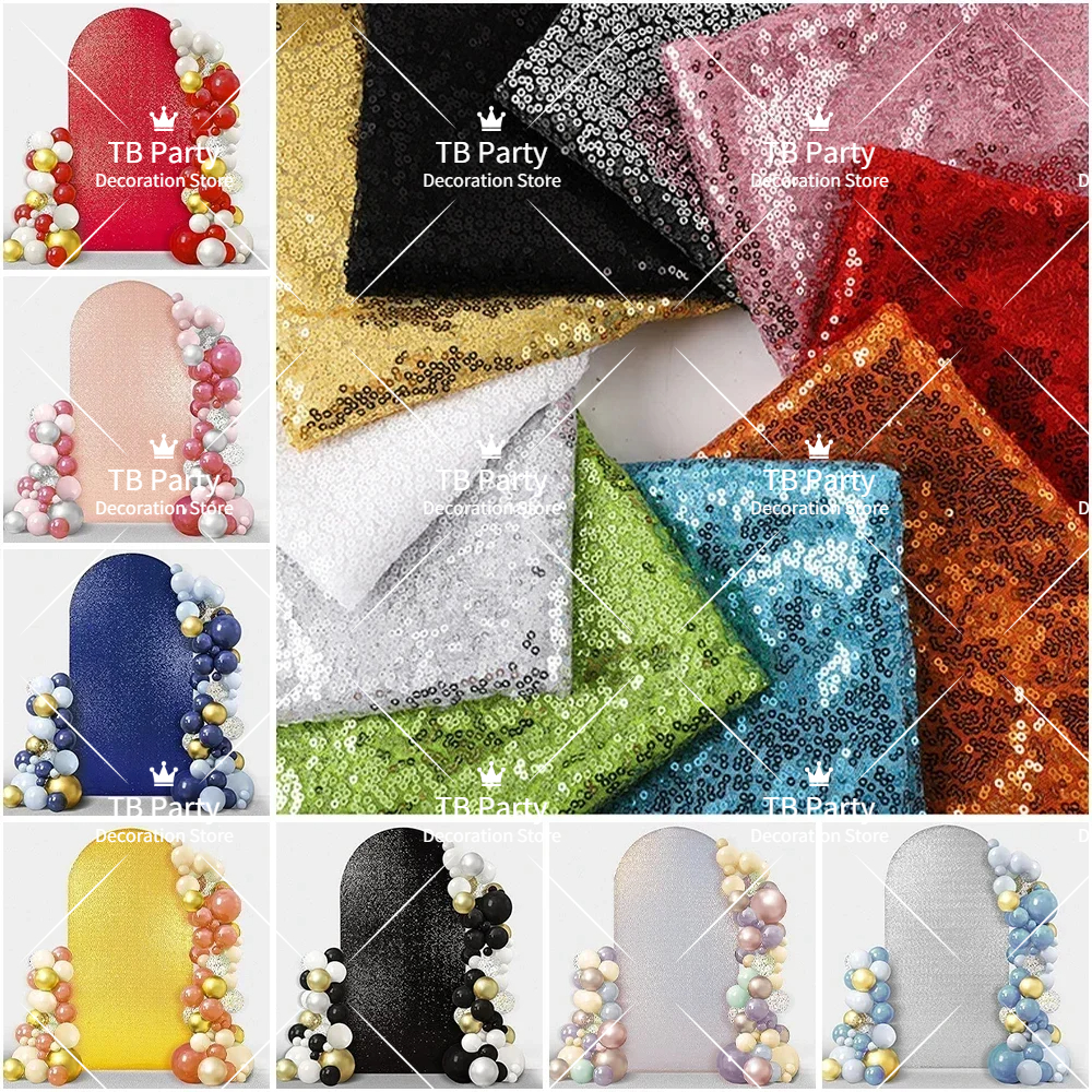 4 Colors 7 Sizes Sequin Arch F - Sequin Fabric Panel recensie en prijs