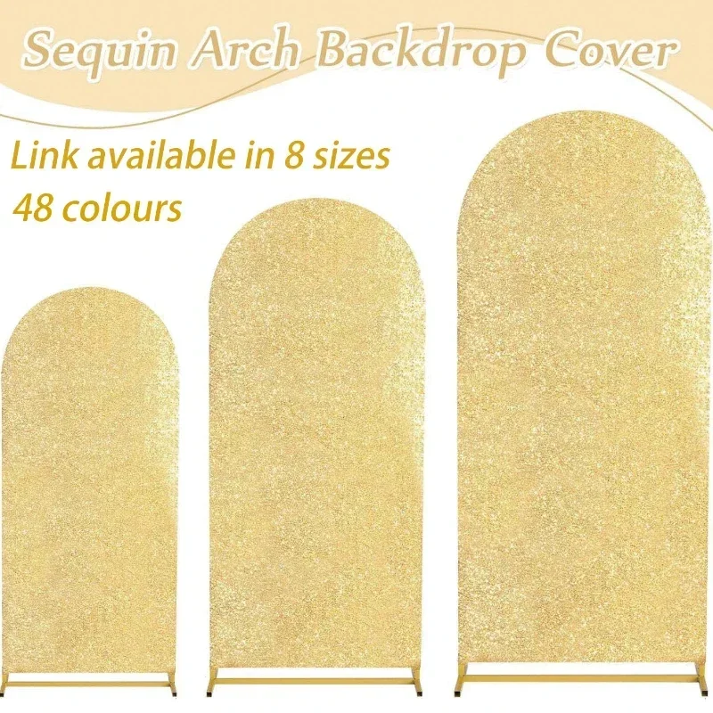 4 Colors 7 Sizes Sequin Arch F - Sequin Fabric Panel recensie en prijs