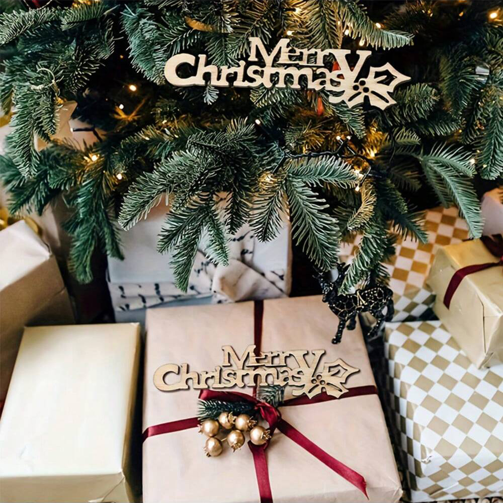 10/20/100Pcs Merry Christmas W - Christmas Craft Embellishment recensie en prijs