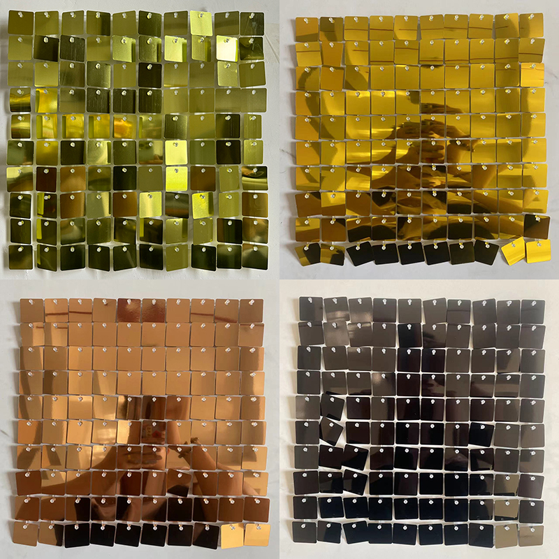 24/30 Square Sequin Panels Gol - Sequin Fabric Panel recensie en prijs