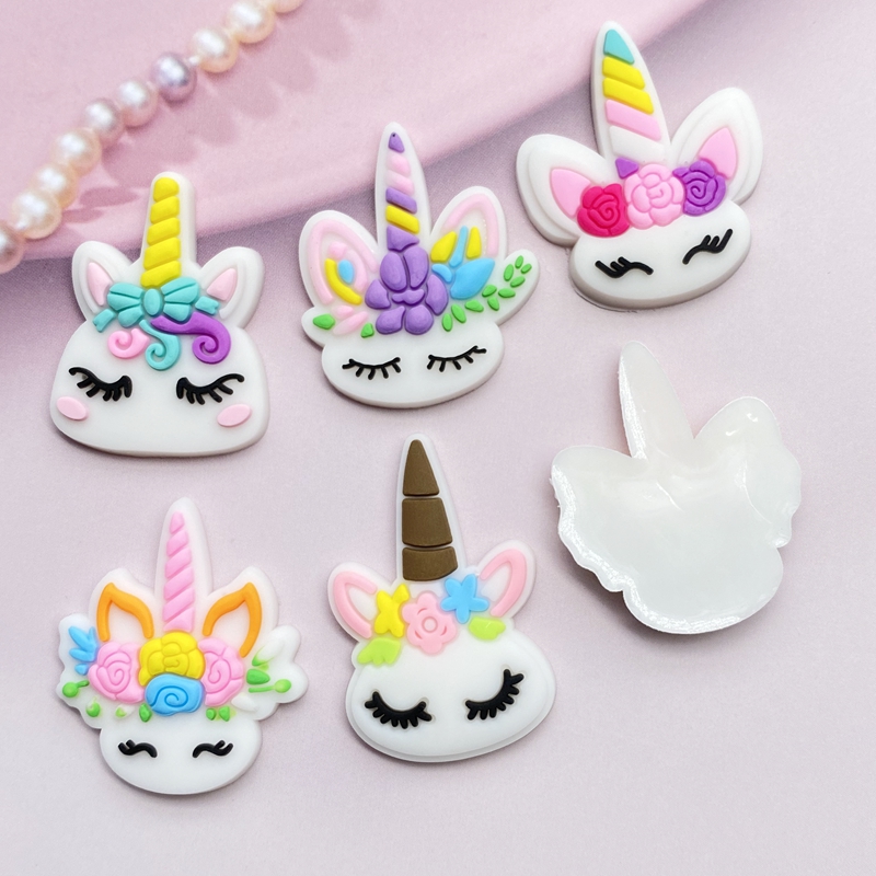 12pcs Cute Mini Unicorn head P - Embellishment Glue Craft recensie en prijs