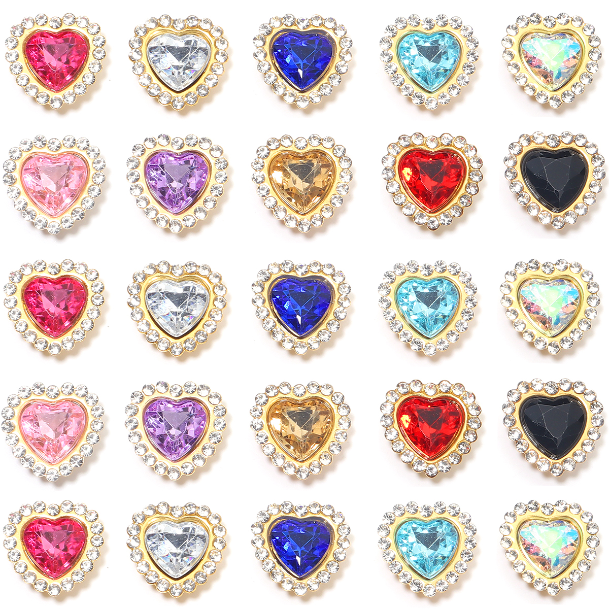 20Pcs Love Heart Acrylic Rhine - Sew On Rhinestone recensie en prijs