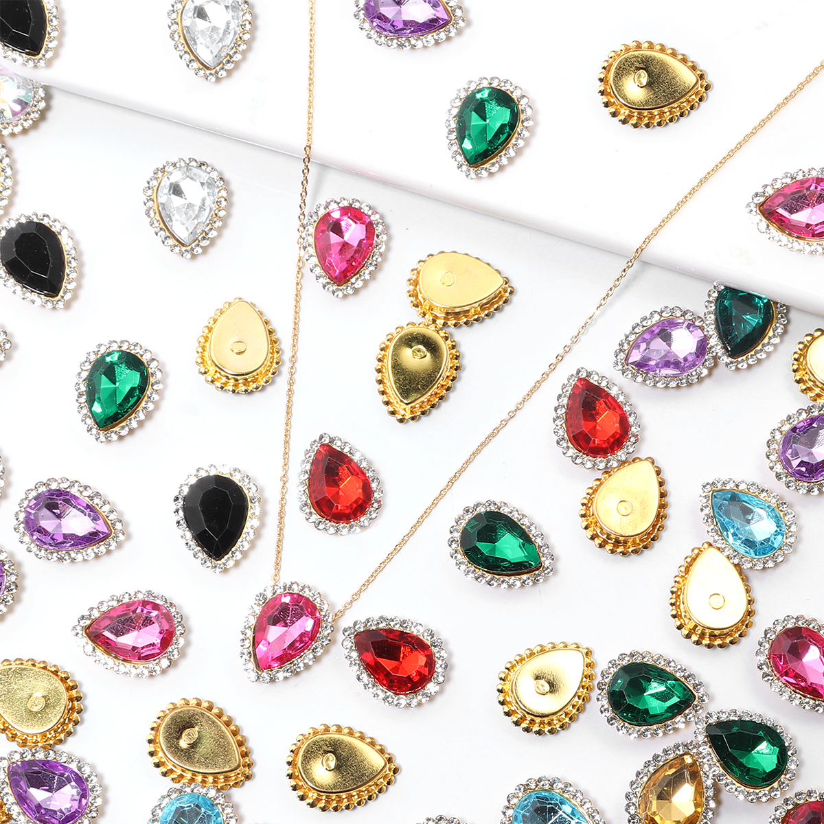 20Pcs Love Heart Acrylic Rhine - Sew On Rhinestone recensie en prijs