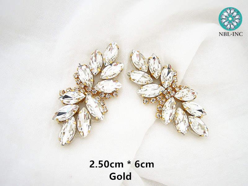 (1PC) Silver gold rhinestone b - Sew On Rhinestone recensie en prijs